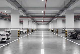 Parking at Lodha Acenza